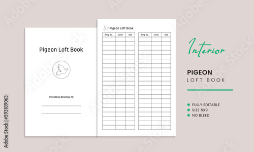 Pigeon Loft Book Kdp Interior Template