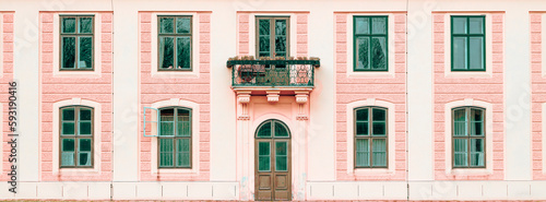 colorful retro facade