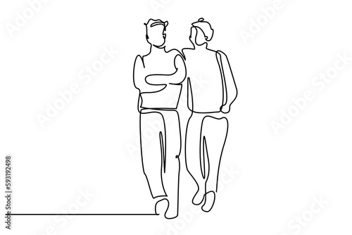 woman man serious successful standing pose