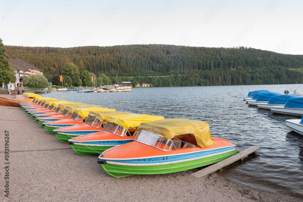 Titisee Boat Rent Lake Views Germany black Forest Titisee Boat Rent Lake Views Germany black Forest
