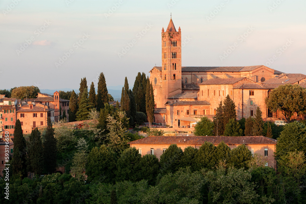 Siena, Montalcino. Basilica di San Clemente in Santa Maria dei Servi
