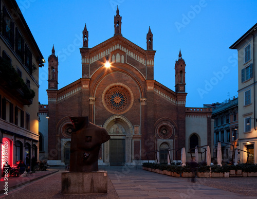 Milano. La chiesa di Santa Maria del Carmine  photo