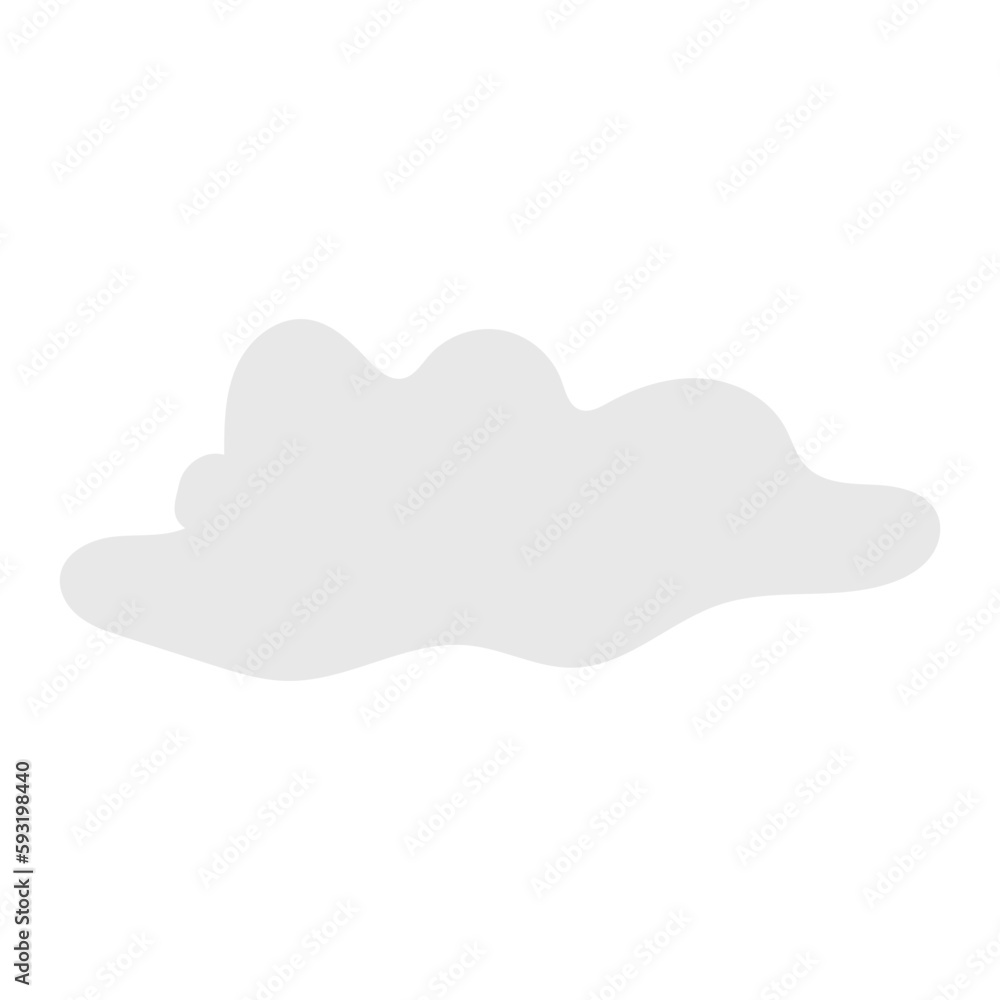 White Cloud Icon