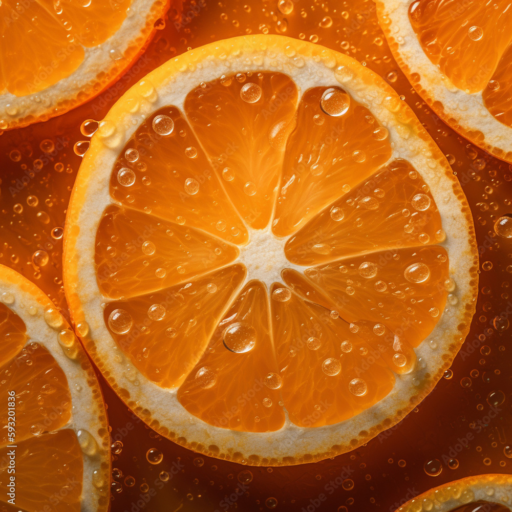 slice of orange slice of orange