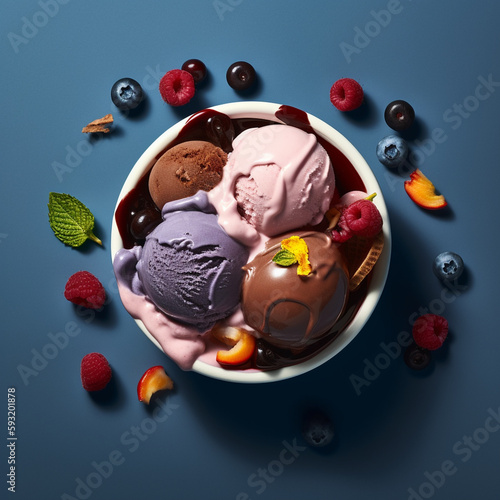 cream with chocolate