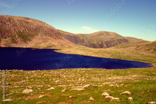 Ascent path to Ben Mac Dhui - Cairngorms - Scotland - UK photo