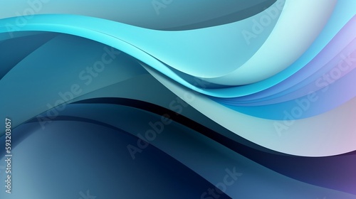 a beautiful abstract vibrant wallpaper in gray and blue. simple  smooth gradients. generative AI