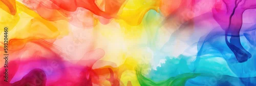 Panel kuchenny z motywem Abstract gradient colorful background wallpaper design (Generative AI)