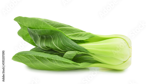 Quadro em tela Bok choy (chinese cabbage) isolated on transparent background