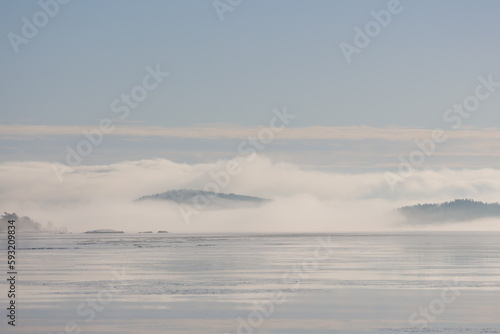 clear water in fog © Morten