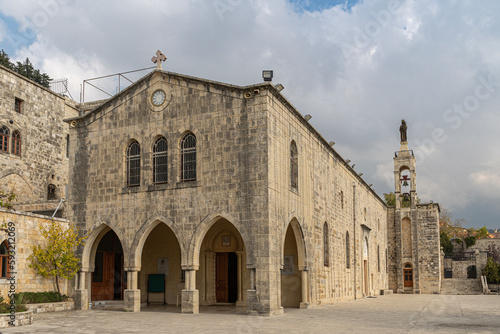 The Maronite Church of our Lady of the Hill in the village of Deir al-Qamar in Mount Lebanon, Deir al-Qamar, Lebanon photo