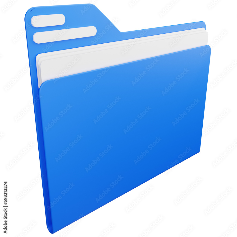 3d folder document 3d folder document