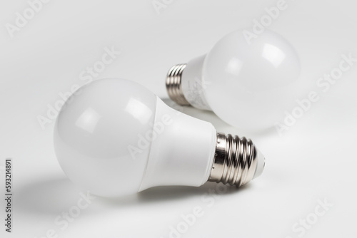 LED light bulb isolated on white background