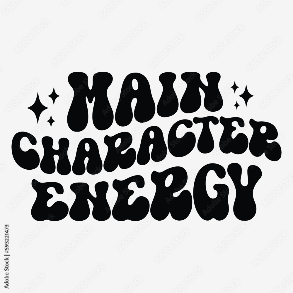 Main character energy SVG Main character energy SVG
