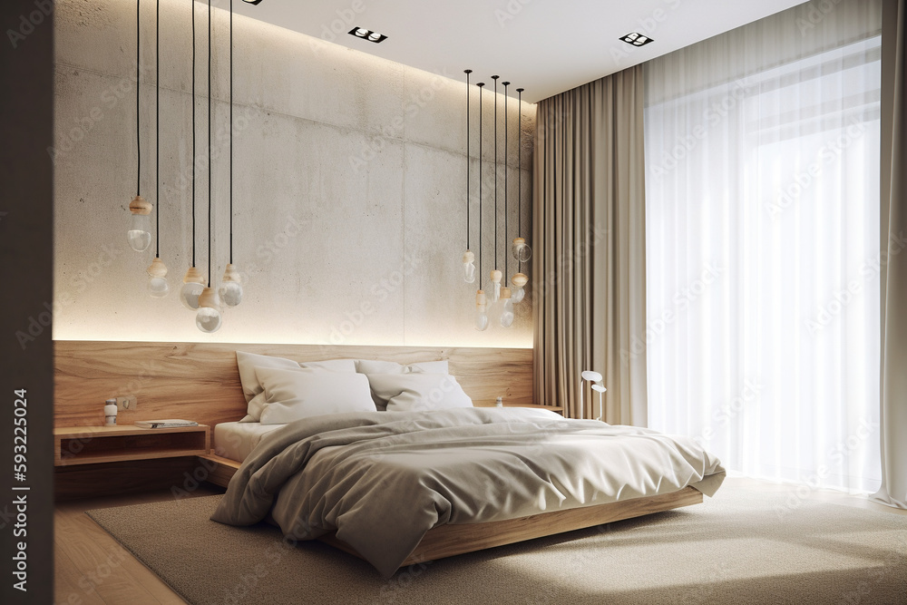 Fototapeta premium interior of bedroom