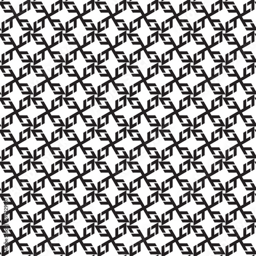 Vector seamless models. Modern stylish texture. Composition from regularly repeating geometrical element. Monochrome, simple. Vector illustrations.