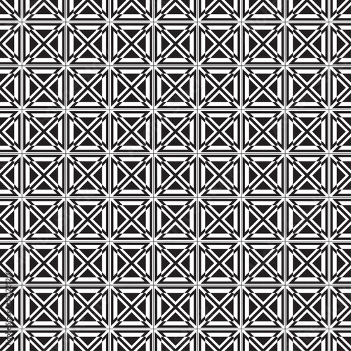 Vector seamless models. Modern stylish texture. Composition from regularly repeating geometrical element. Monochrome, simple. Vector illustrations.