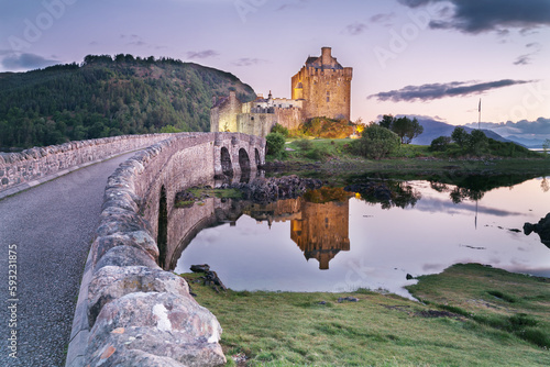 Scotland - Eilean Donan Castle Sunset