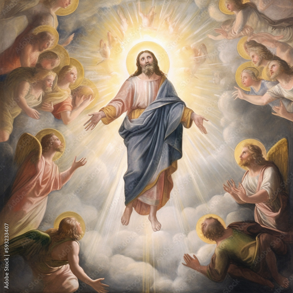 Fototapeta premium Painting Of Jesus Christ