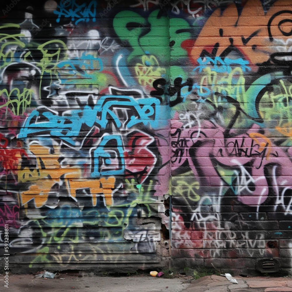 Obraz premium Graffiti Texture