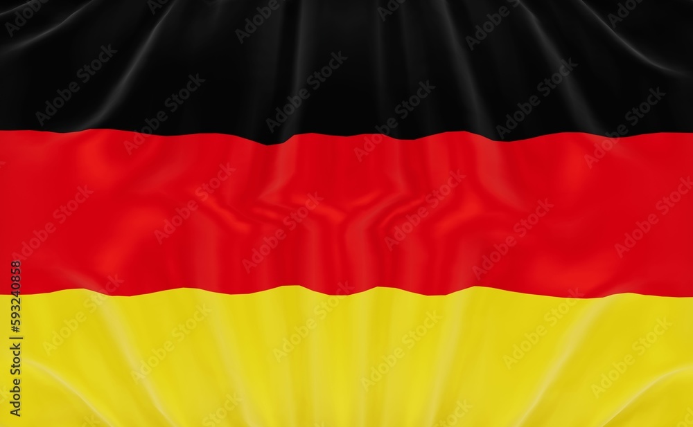 Illustration of the German flag Illustration of the German flag