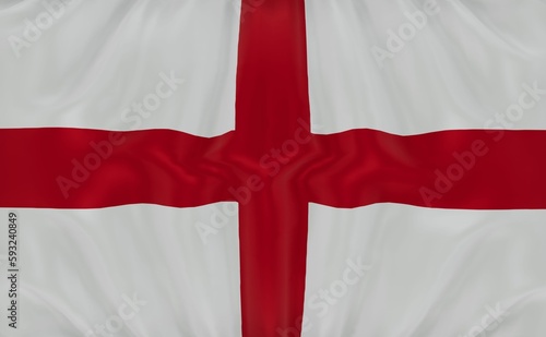 Illustration of the flag of England