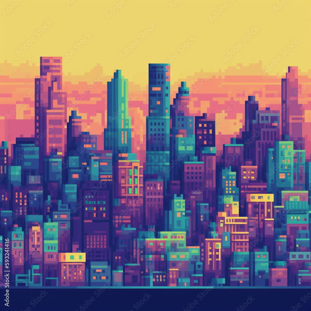 Pixel Art Background
