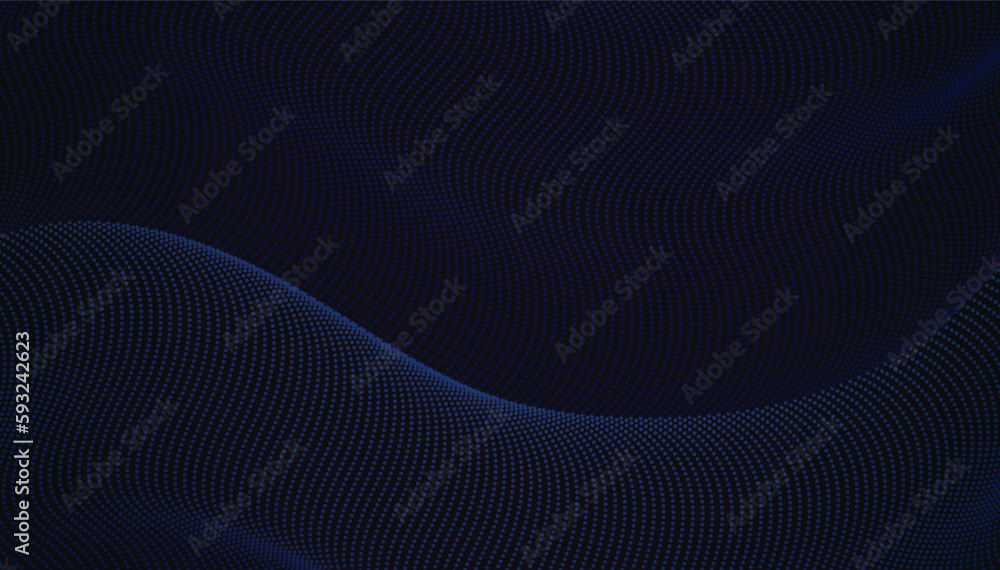 Wavy tech background. 3D futuristic technology style. Particles swirling abstract graphics Wavy tech background. 3D futuristic technology style. Particles swirling abstract graphics