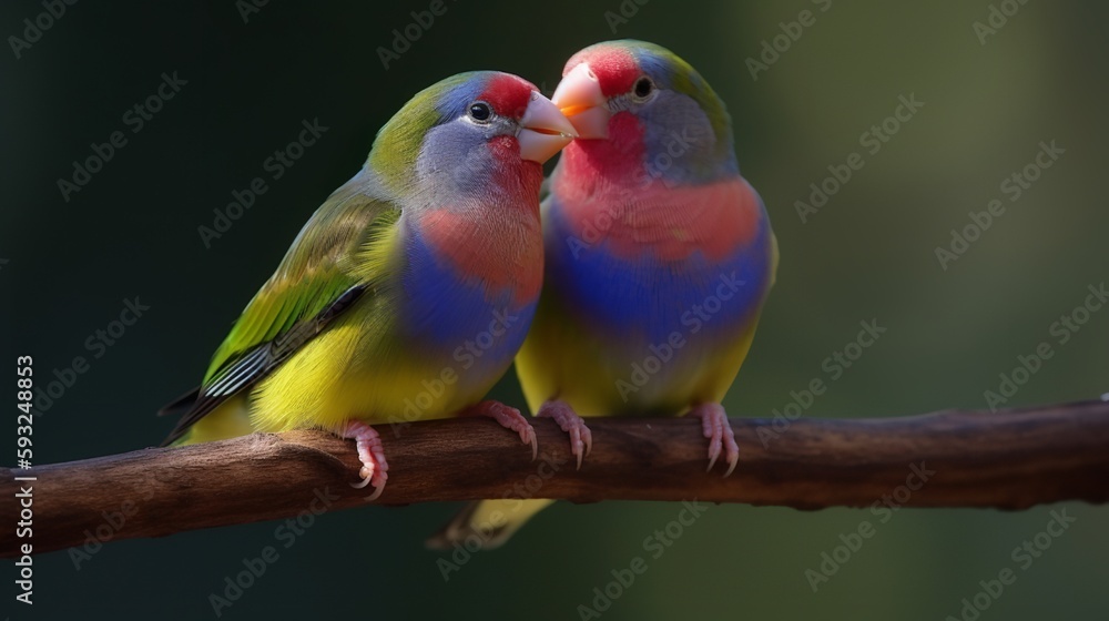 Rainbow Finches in the Wild Rainbow Finches in the Wild