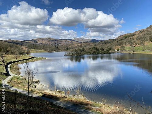 A view of Rydal Water in the Lake District