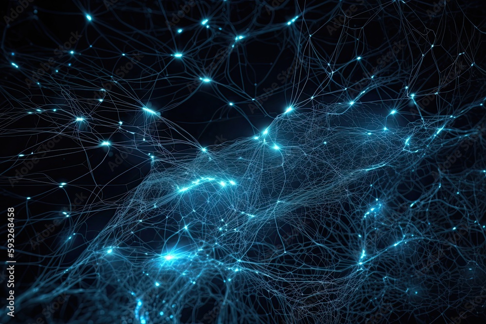 Dive Into the Cyberspace: Blue Digital Technology Web Networking Global Wallpaper. Generative AI Dive Into the Cyberspace: Blue Digital Technology Web Networking Global Wallpaper. Generative AI