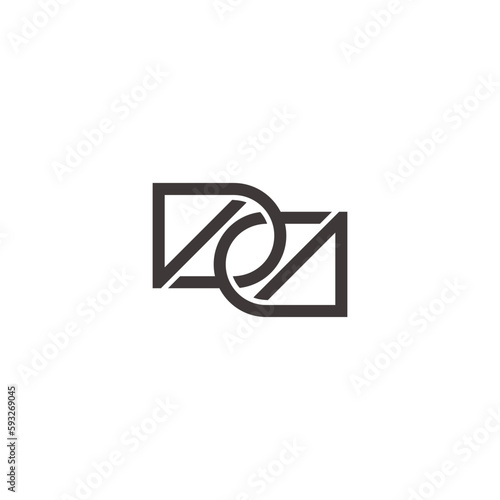 Free Download letter dd linked geometric arrow logo vector - GFXLoad