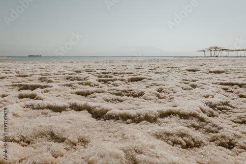 Salzkristalle am Toten Meer