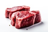 Raw beef steaks - AI Generative