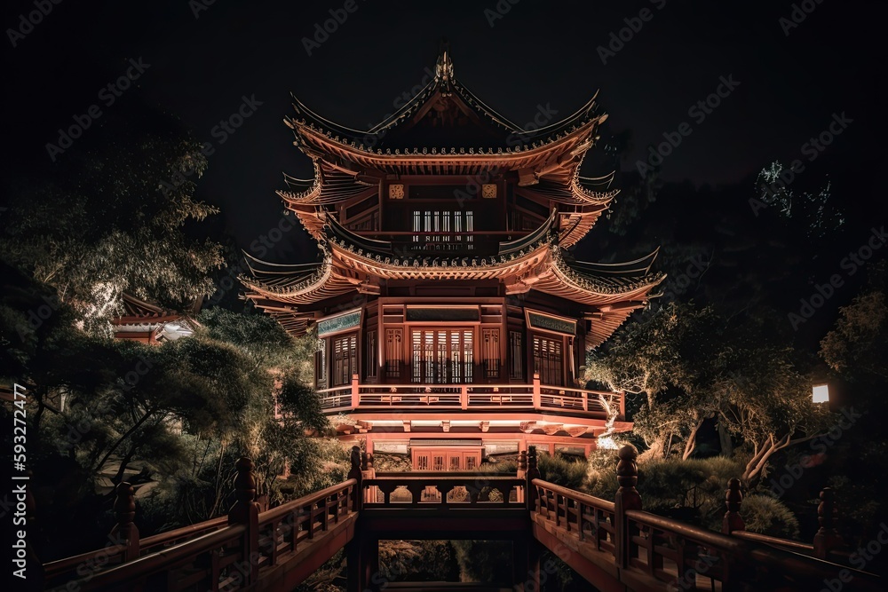 Glimpse of Asia's Ancient Cultural Heritage: Traditional Architecture of the Chinese Pagoda: Generative AI