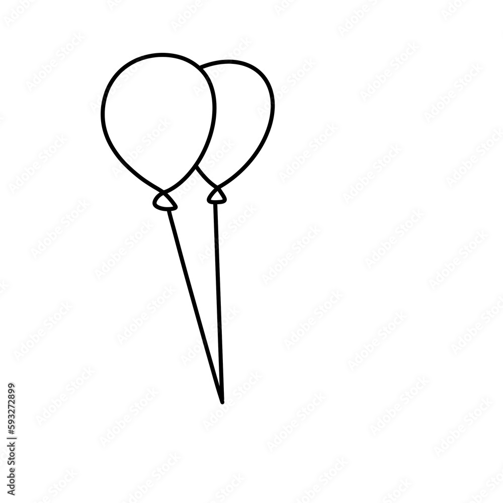 balloon outline

