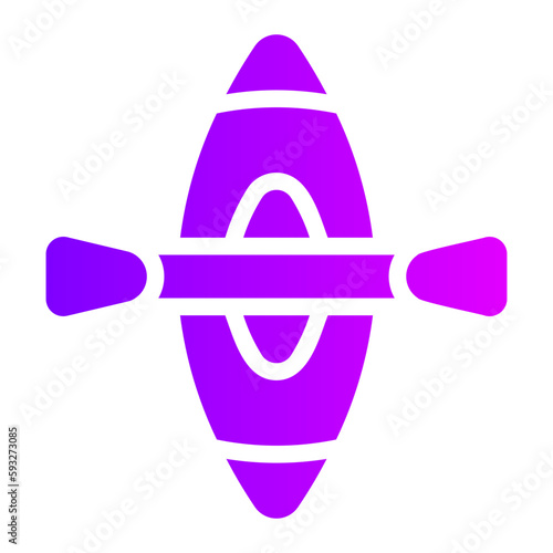 kayak gradient icon