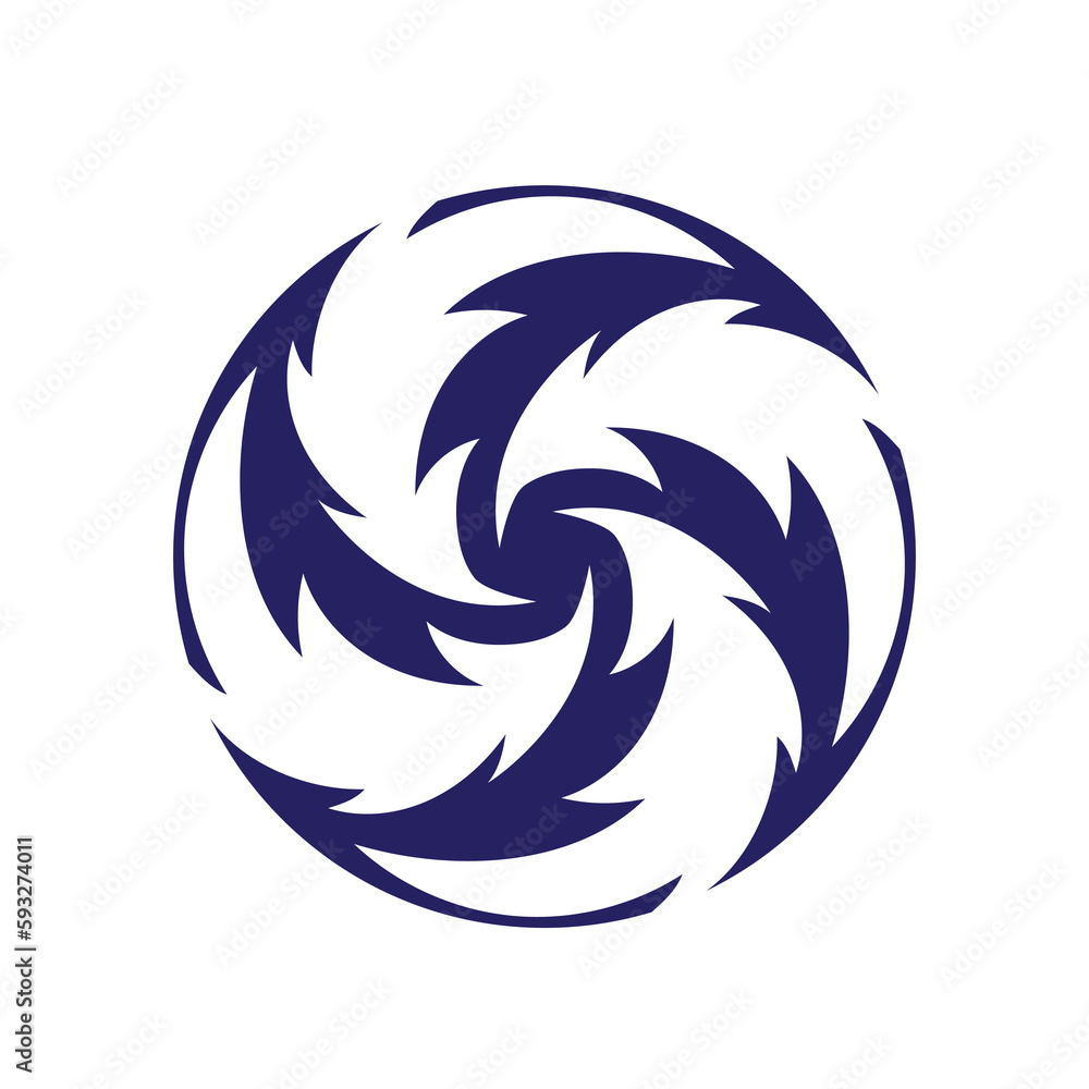 vortex symbol vector illustrator abstract icon logo template design, vortex logo