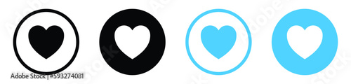like icon button. add to favorite icon heart icon button - save icon bookmark symbol - love like icon button. vector illustration