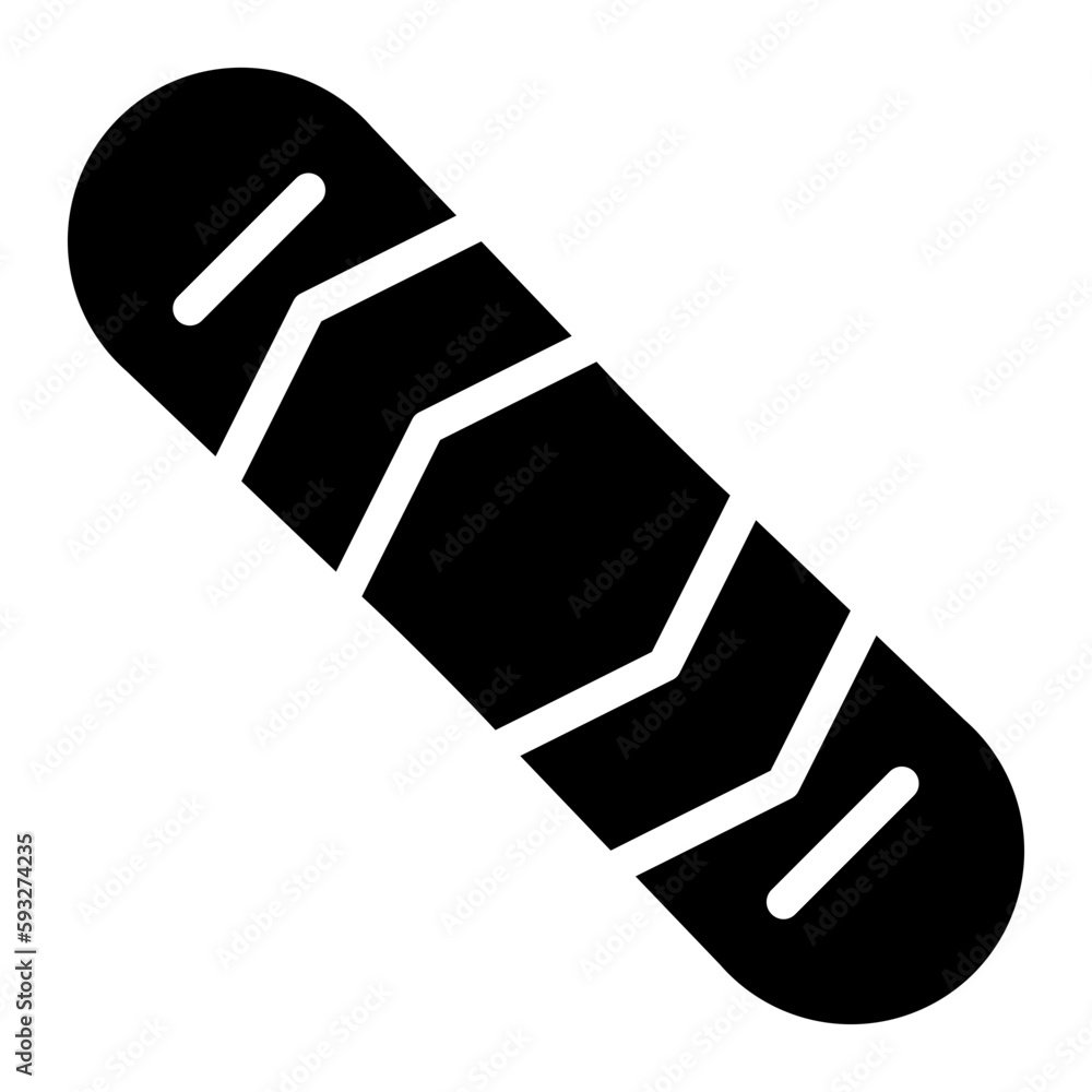 snowboard glyph icon snowboard glyph icon