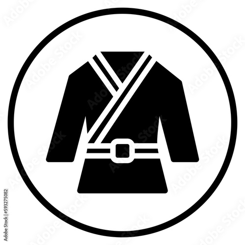 judo glyph icon