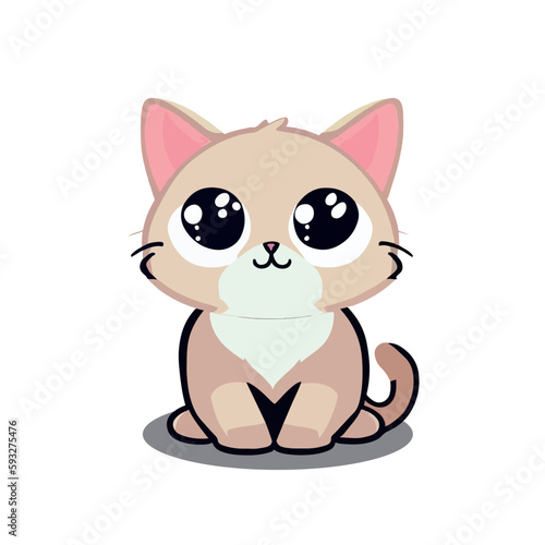 cute cat with big eyes activity
