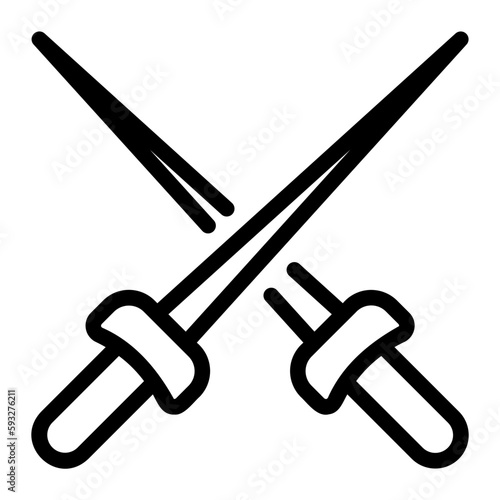 fencing line icon