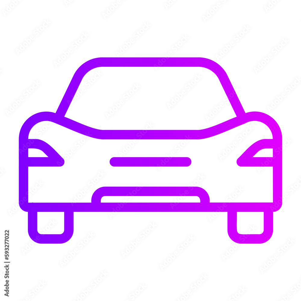 sport car gradient icon
