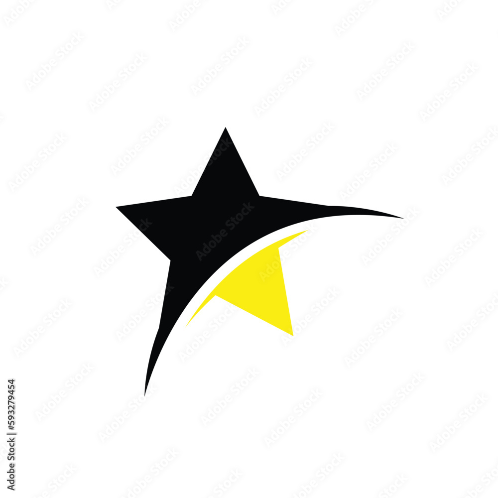 Simple star logo template vector. Minimalist star logo design concept Simple star logo template vector. Minimalist star logo design concept