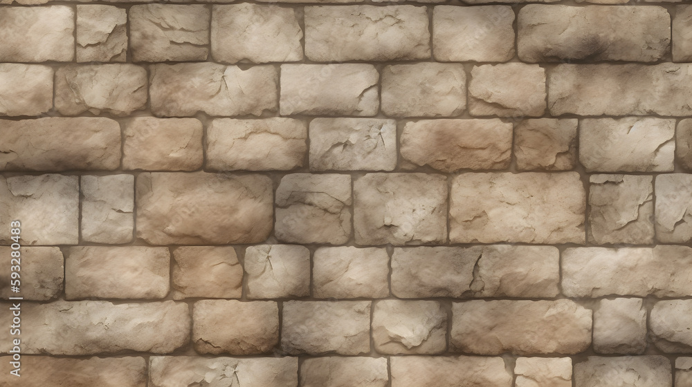 Old stone wall, seamless background texture