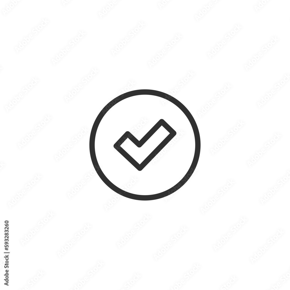 Verified icon, isolated Verified sign icon, vector illustration Verified icon, isolated Verified sign icon, vector illustration