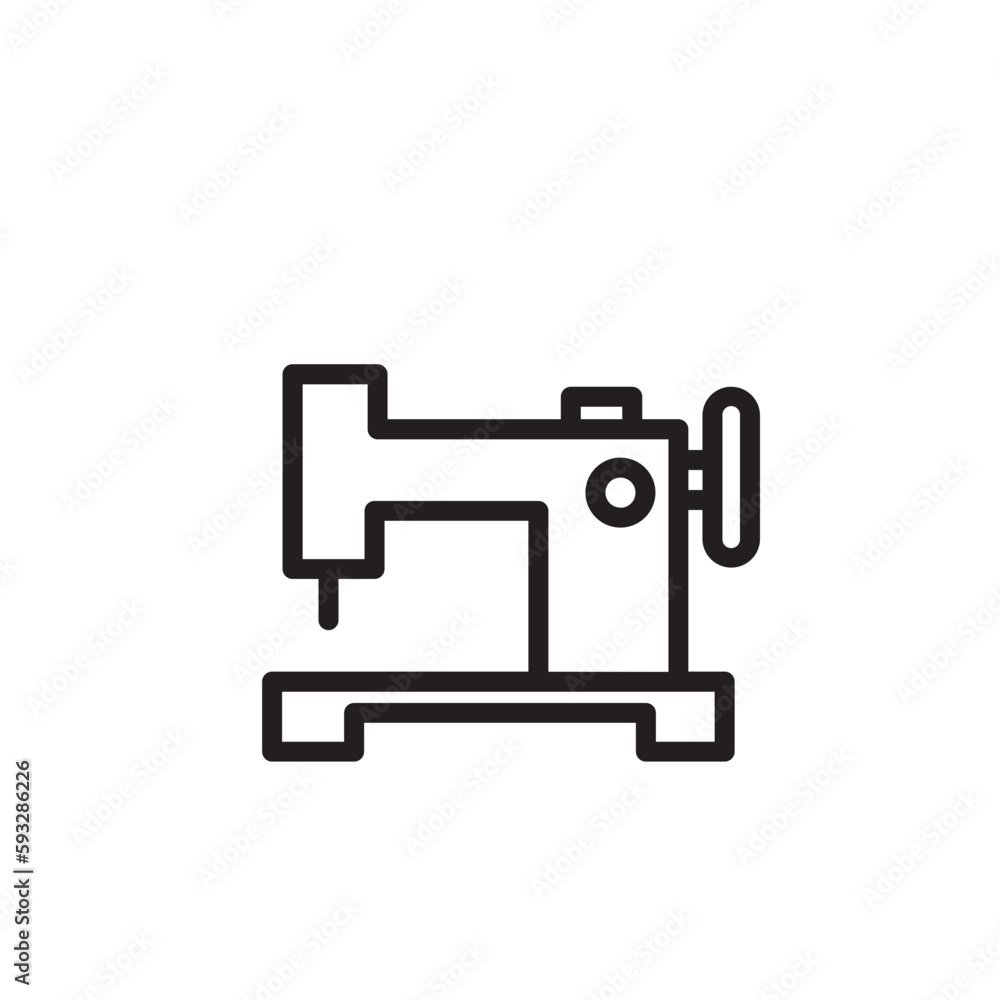 Sew Sewing Spool Outline Icon