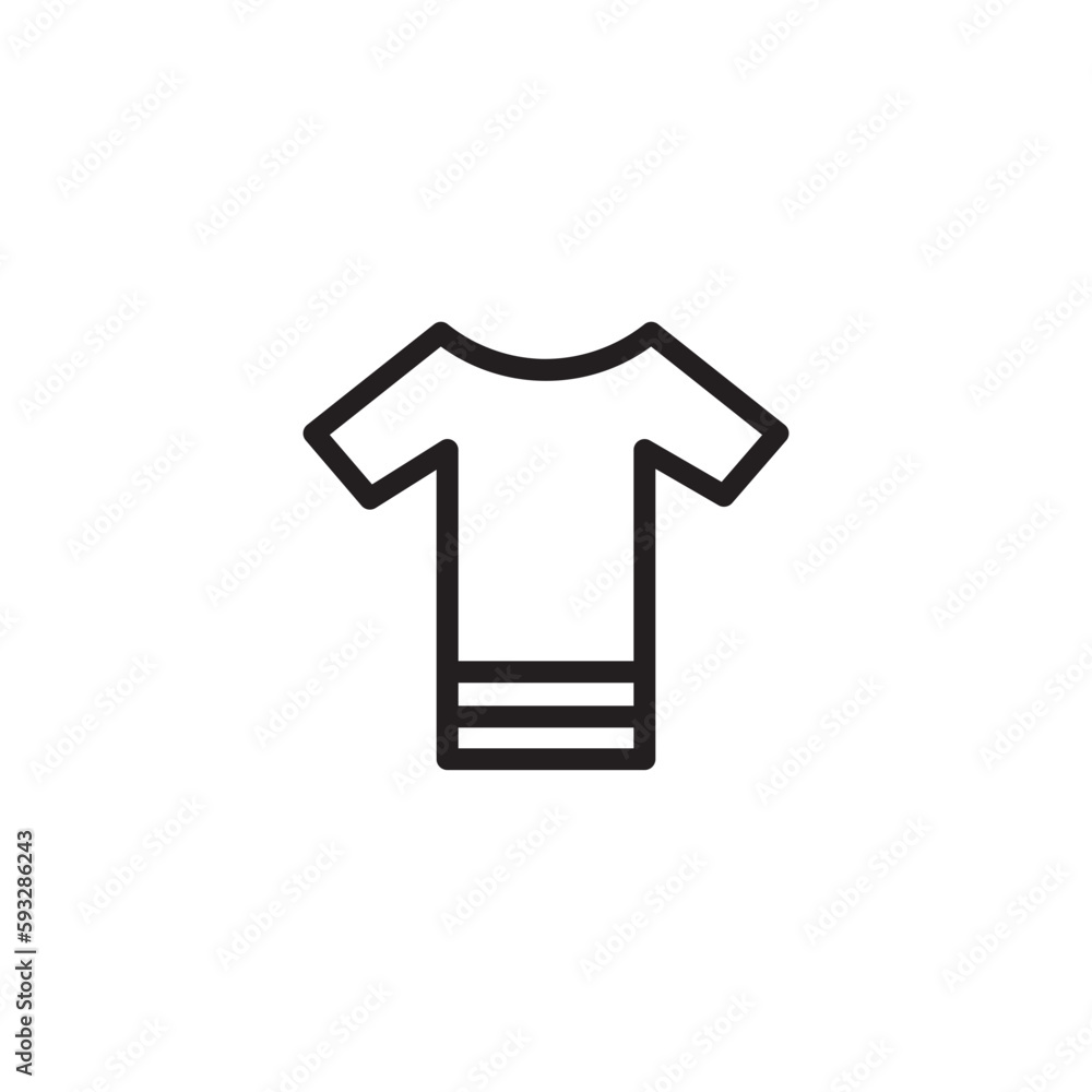 Shirt Sports Wear Outline Icon Shirt Sports Wear Outline Icon