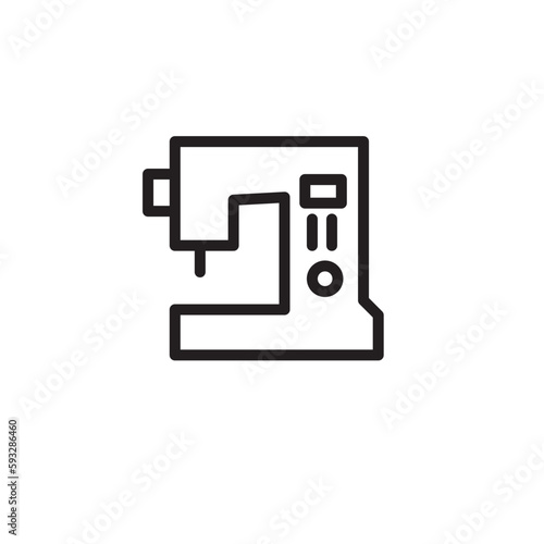 Machine Metal Needle Outline Icon